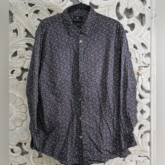 Scotch & Soda Other - Scotch & Soda Floral Shirt - Dark Backdrop, Colorful Floral Pattern, Size XL